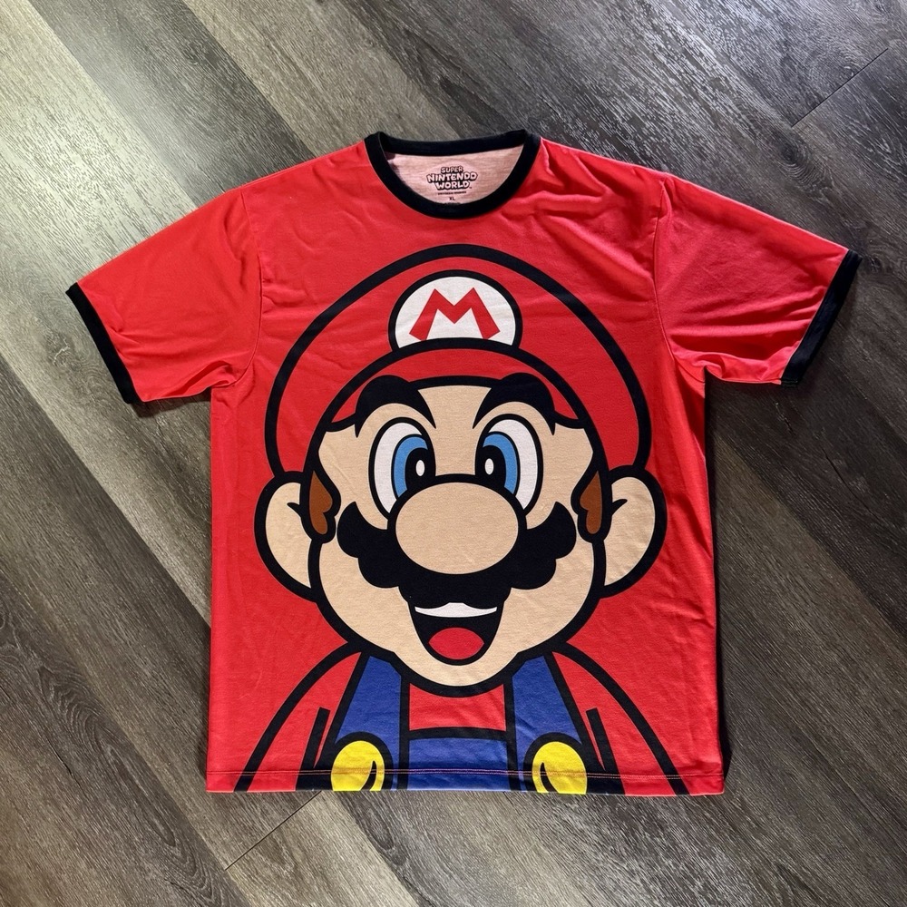 Super Nintendo World Mario Character Shirt XL Video‎ Game Universal Studios